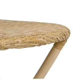 Zona-Design Stół KAPE 75 cm ratan naturalny