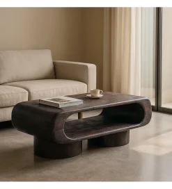 Zona-Design Stół kawowy HIKORI 122 cm drewno mango