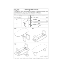 LF-Design Stół KORTE 270 cm drewno mango brązowe