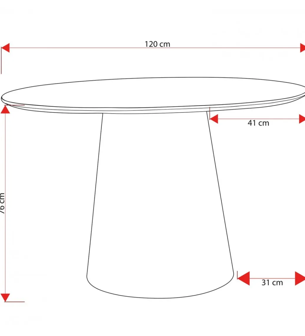 Exclusivas Stół KOWI 120 cm drewno mango