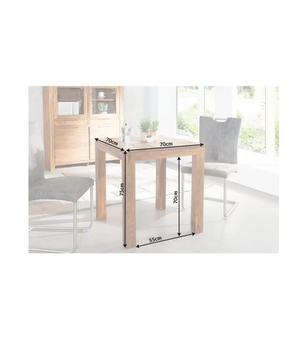 Invicta Interior Stół Lagos 70 cm drewno Sheesham