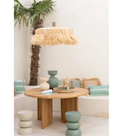 J-Line Stół LEMONE 150 cm drewno teak naturalny