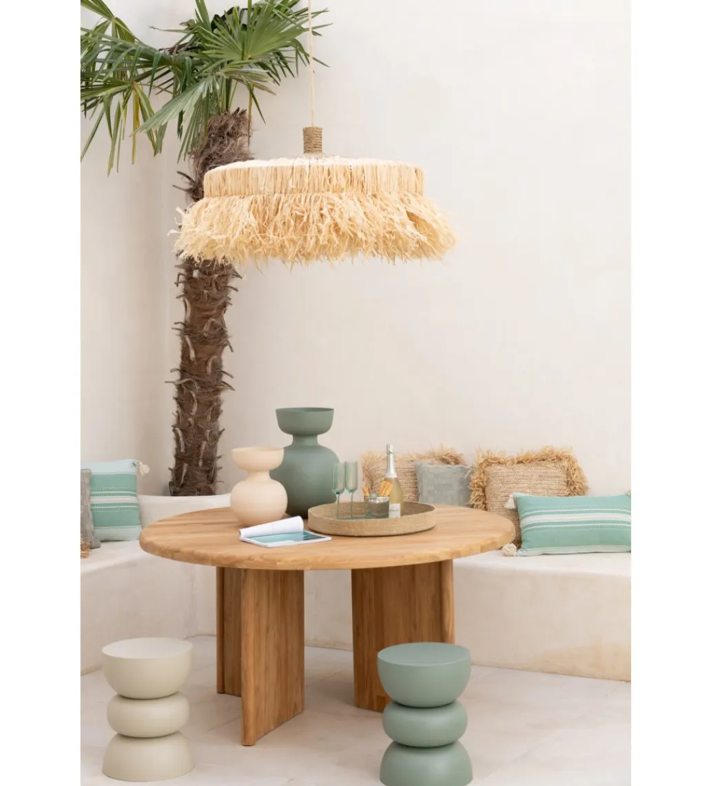 J-Line Stół LEMONE 150 cm drewno teak naturalny