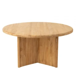 J-Line Stół LEMONE 150 cm drewno teak naturalny