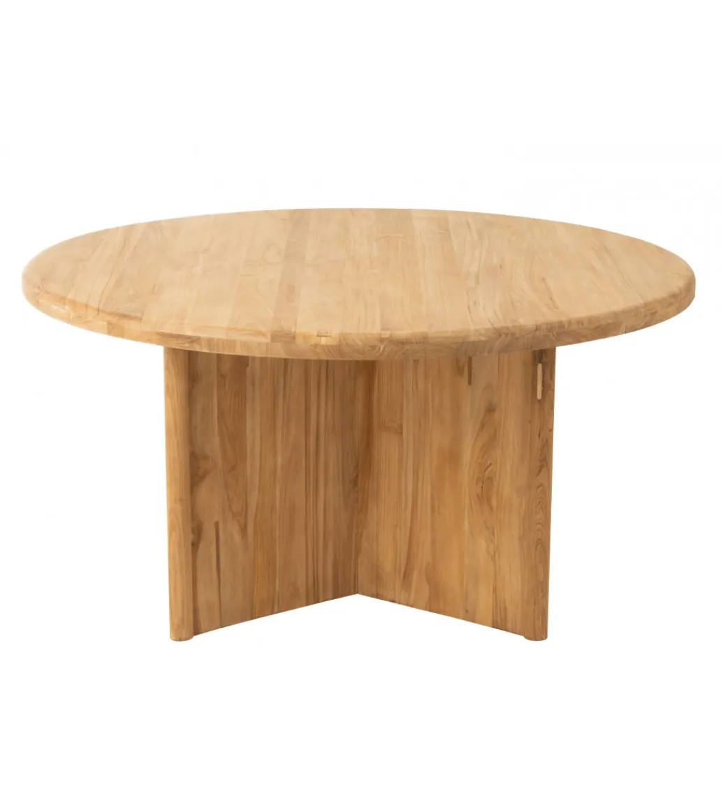 J-Line Stół LEMONE 150 cm drewno teak naturalny