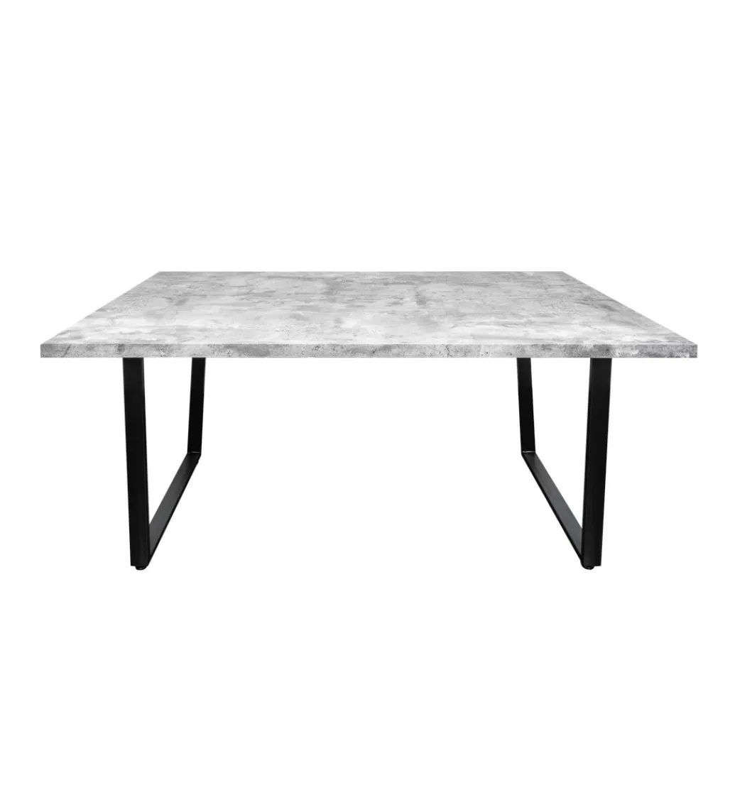Invicta Interior Stół Loft 160 cm w optyce betonu