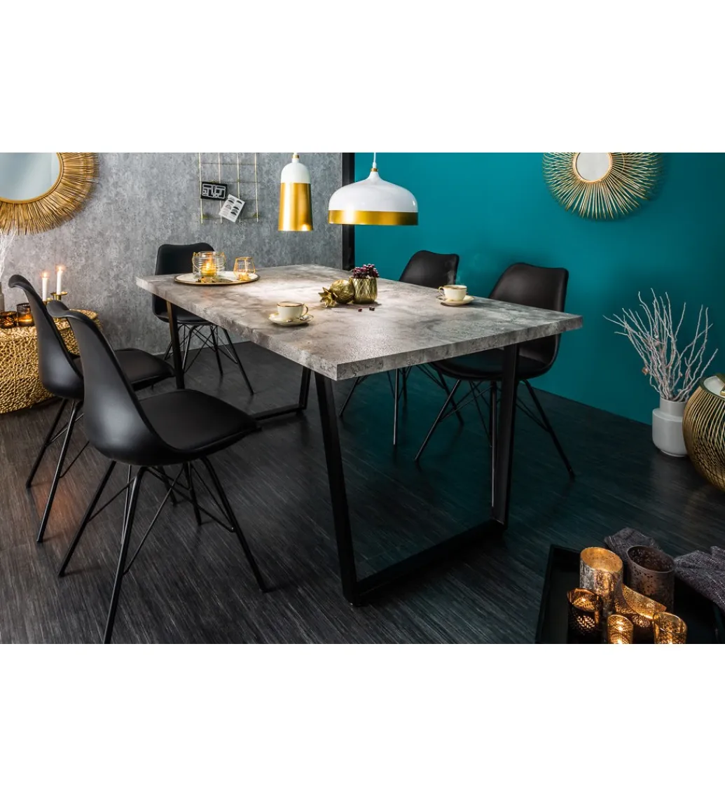 Invicta Interior Stół Loft 160 cm w optyce betonu
