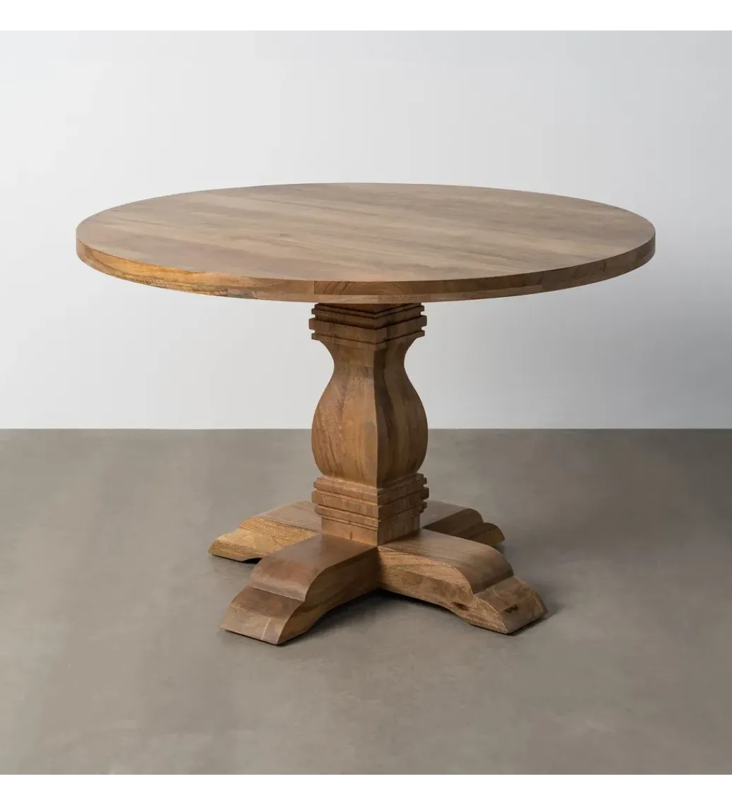 Zona-Design Stół LOGAT 120 cm drewno mango naturalny