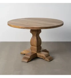 Zona-Design Stół LOGAT 120 cm drewno mango naturalny