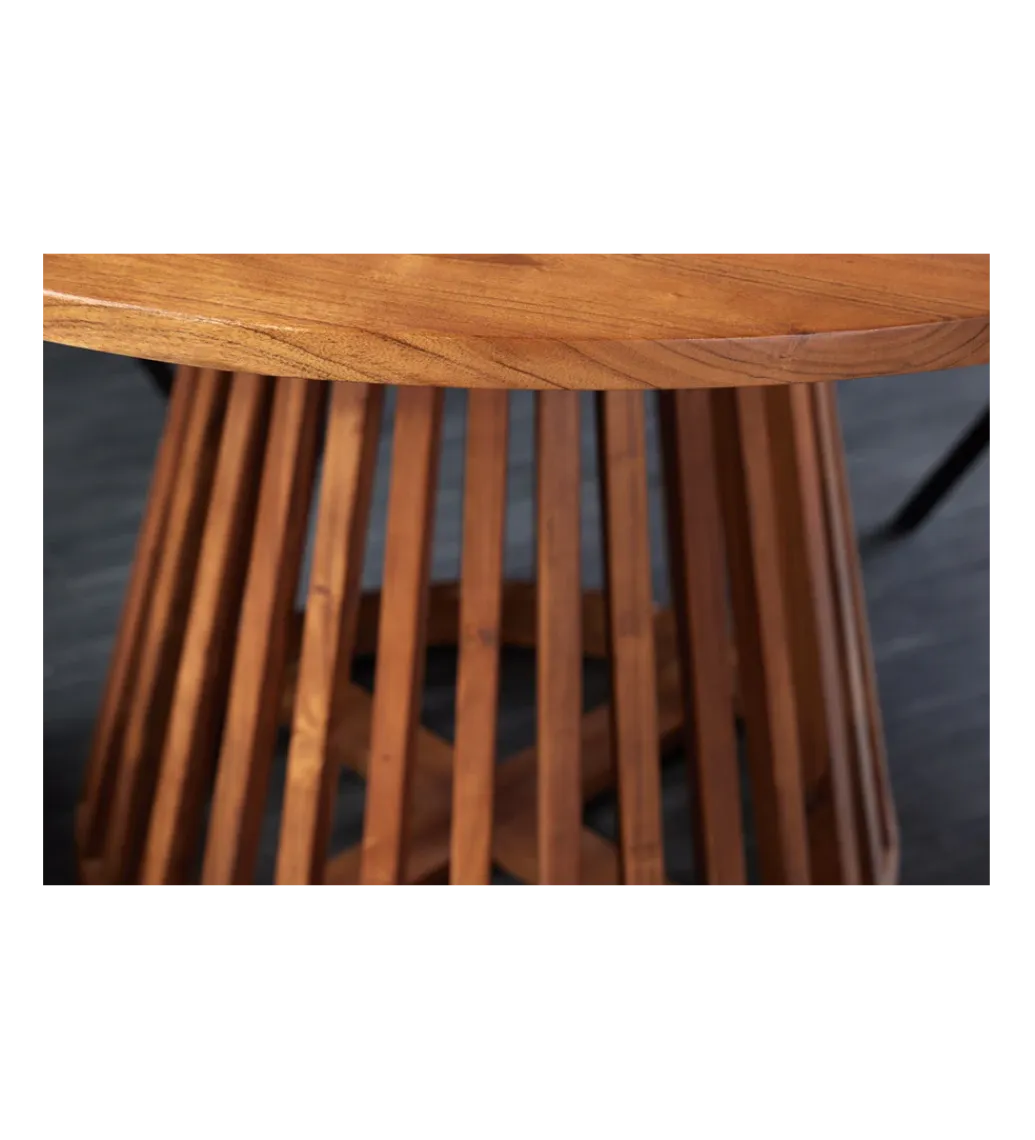 Invicta Interior Stół MAISON JADE 140 cm okrągły drewno akacja