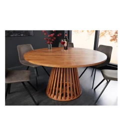 Invicta Interior Stół MAISON JADE 140 cm okrągły drewno akacja