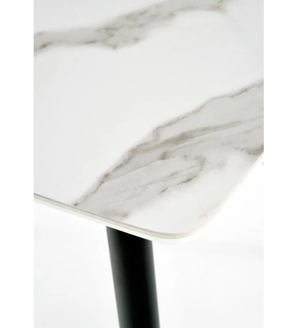 Halmar Stół MARCO 120 cm w optyce białego marmuru
