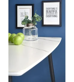 Halmar Stół MARCO 120 cm w optyce białego marmuru