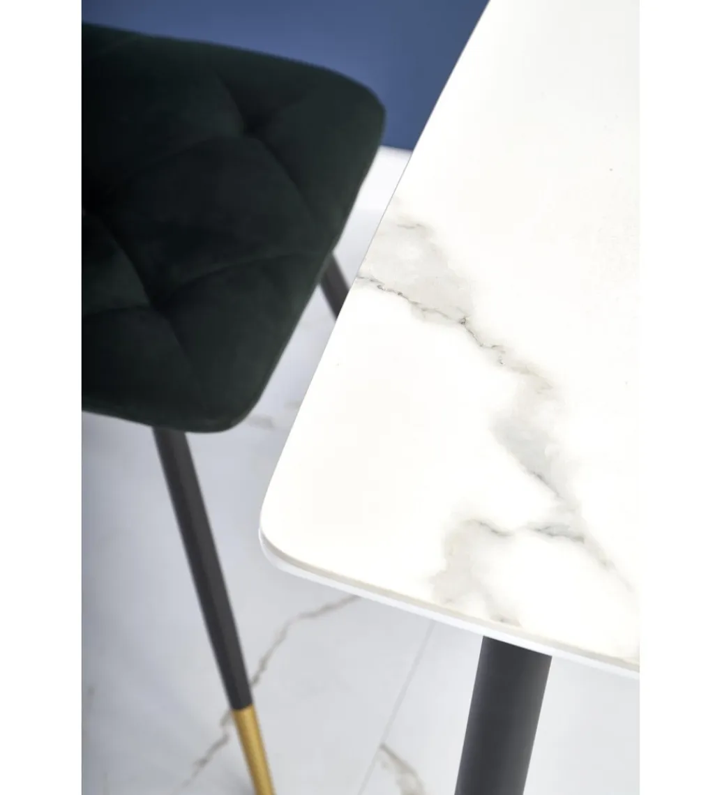 Halmar Stół MARCO 120 cm w optyce białego marmuru