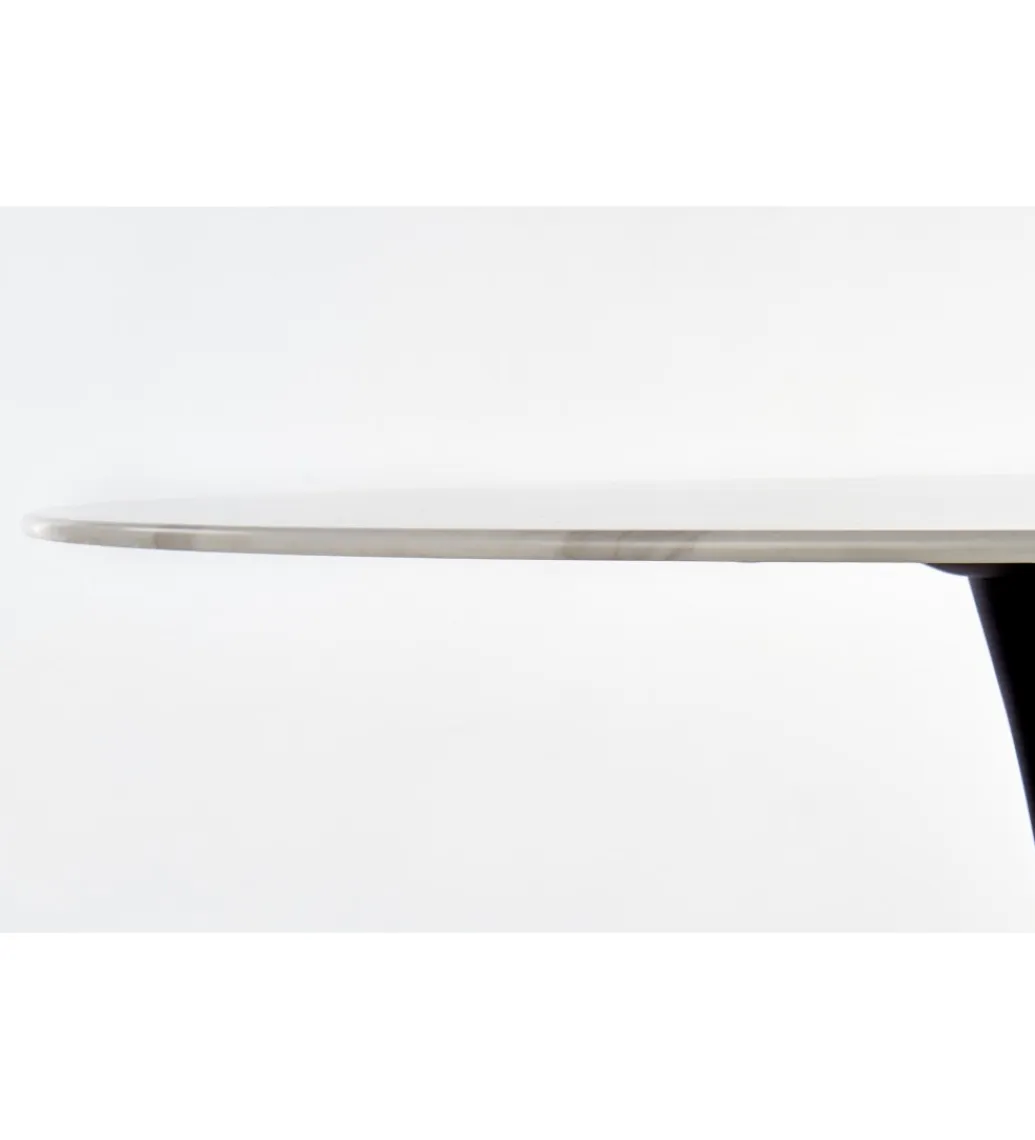Halmar Stół MARCO 120 cm w optyce białego marmuru