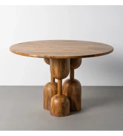 Zona-Design Stół NOROGAM 120 cm drewno mango naturalny