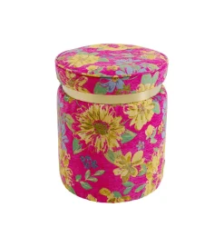 KARE Stołek FLOWER 39 cm różowy