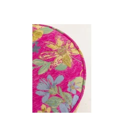 KARE Stołek FLOWER 39 cm różowy