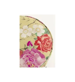 KARE Stołek FLOWER 39 cm żółty