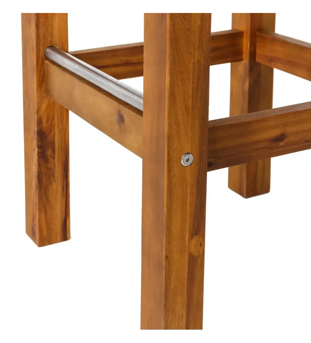 Zona-Design Stołek GRUNTO 80 cm naturalny