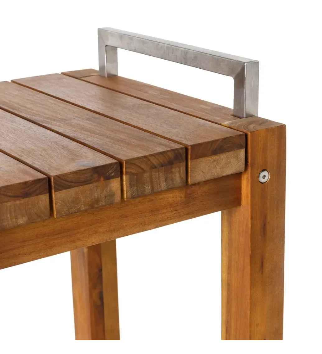 Zona-Design Stołek GRUNTO 80 cm naturalny