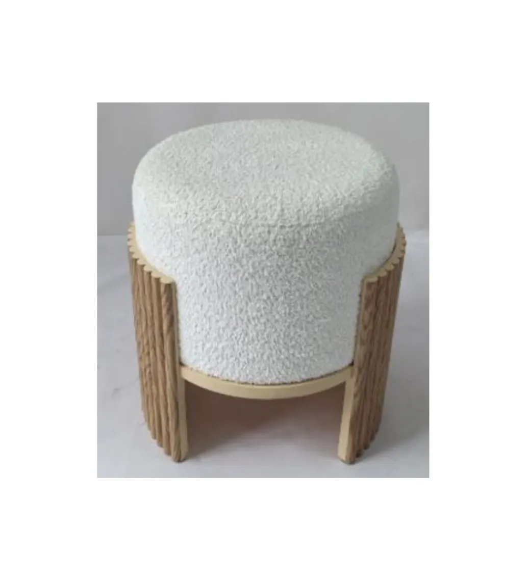 KARE Stołek SAMU 43 cm naturalny