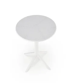 Halmar Stół ogrodowy CALVO 72 cm biały