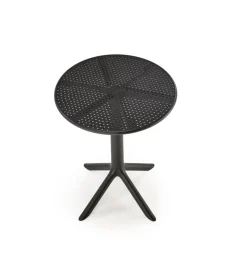 Halmar Stół ogrodowy CALVO 72 cm czarny