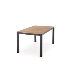 Halmar Stół ogrodowy FIERRO 150 cm brązowy czarny