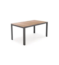 Halmar Stół ogrodowy FIERRO 150 cm brązowy czarny