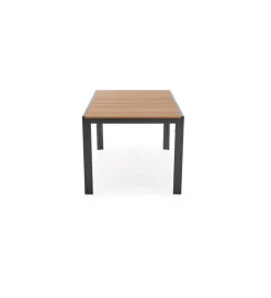 Halmar Stół ogrodowy FIERRO 150 cm brązowy czarny