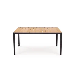 Halmar Stół ogrodowy FIERRO 150 cm brązowy czarny