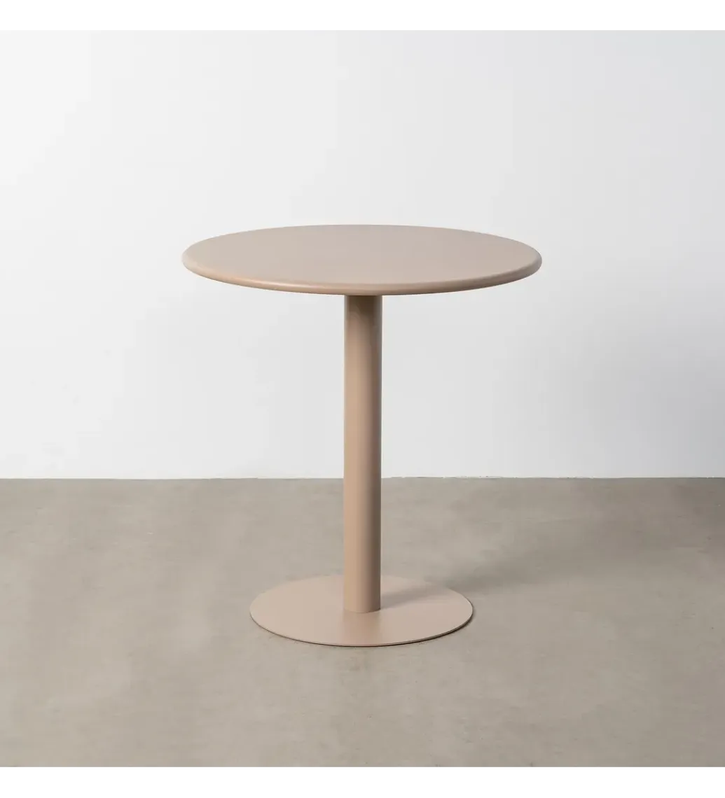 Zona-Design Stół ogrodowy LUCEROS 70 cm beżowy