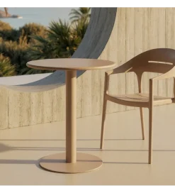 Zona-Design Stół ogrodowy LUCEROS 70 cm beżowy