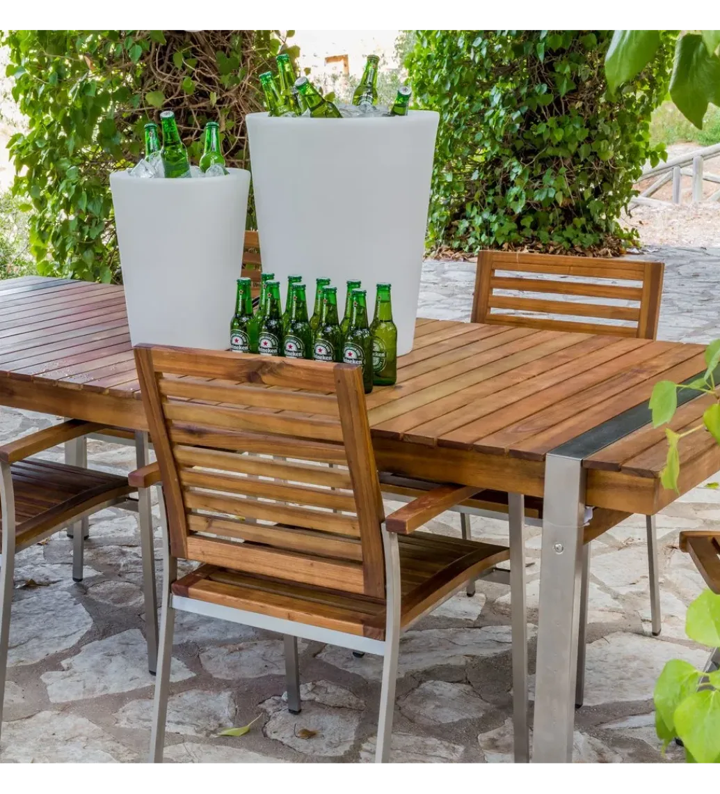 Zona-Design Stół ogrodowy NORAH 220 cm drewno akacja