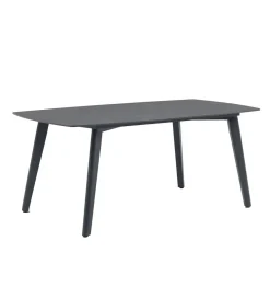 Zona-Design Stół ogrodowy PORCELAN 180 cm blat porcelanowy antracytowy