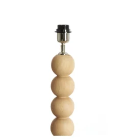 L&L Stojak do lampki nocnej VEGLIO 40 cm drewno mango naturalny
