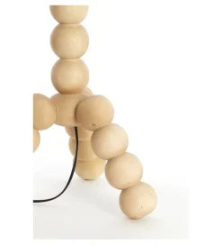 L&L Stojak do lampy VEGLIO 130 cm drewno mango naturalny