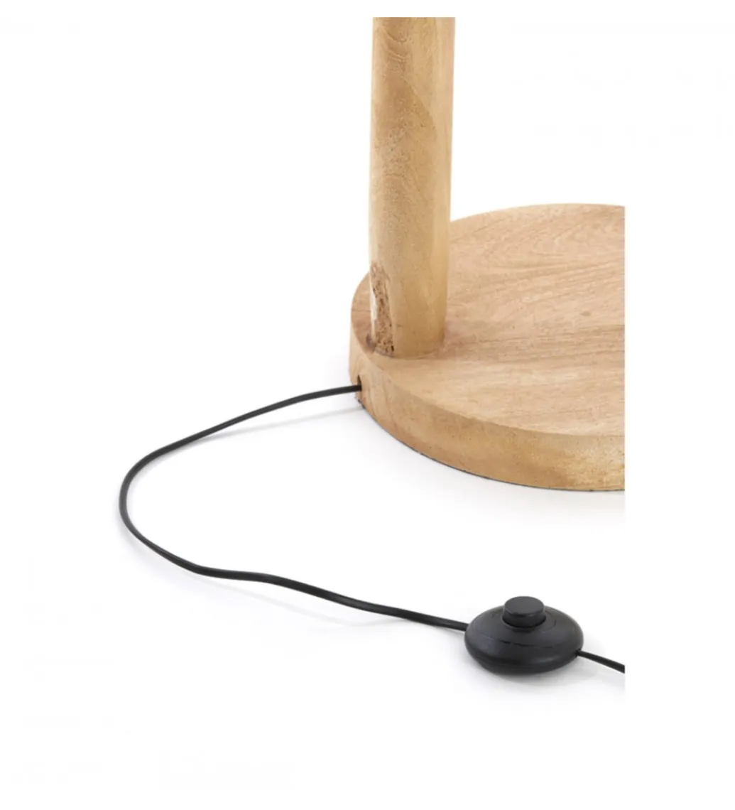 L&L Stojak do lampy XITTA 135 cm drewno mango naturalny