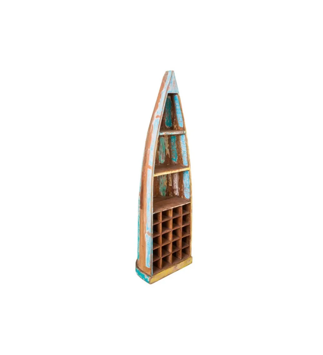 Invicta Interior Stojak na wino BARGE 190 cm drewno mango