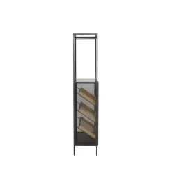 KDesign Stojak na wino PORTO BAR 60 x 170 cm czarny