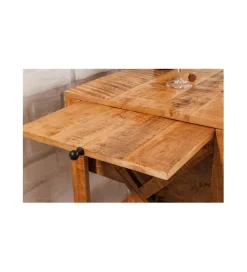 Invicta Interior Stojak na wino REMMES 92 cm drewno mango