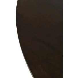 J-Line Stół okrągły CONNIE 110 cm drewno mango brązowy
