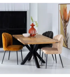 Zona-Design Stół OKYNTOS 160 cm drewno mango brązowy