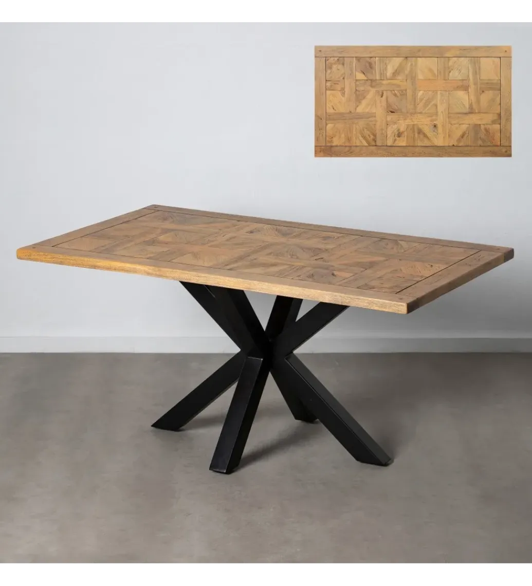 Zona-Design Stół OKYNTOS 160 cm drewno mango brązowy