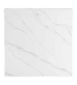 Zona-Design Stolik bistro SINTERED 80 cm efekt marmuru biały