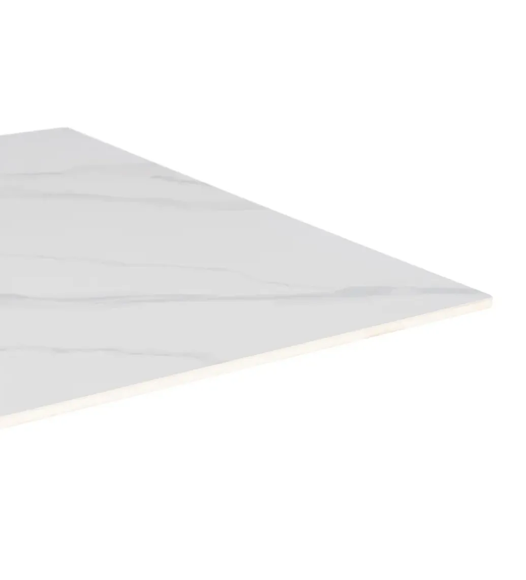 Zona-Design Stolik bistro SINTERED 80 cm efekt marmuru biały