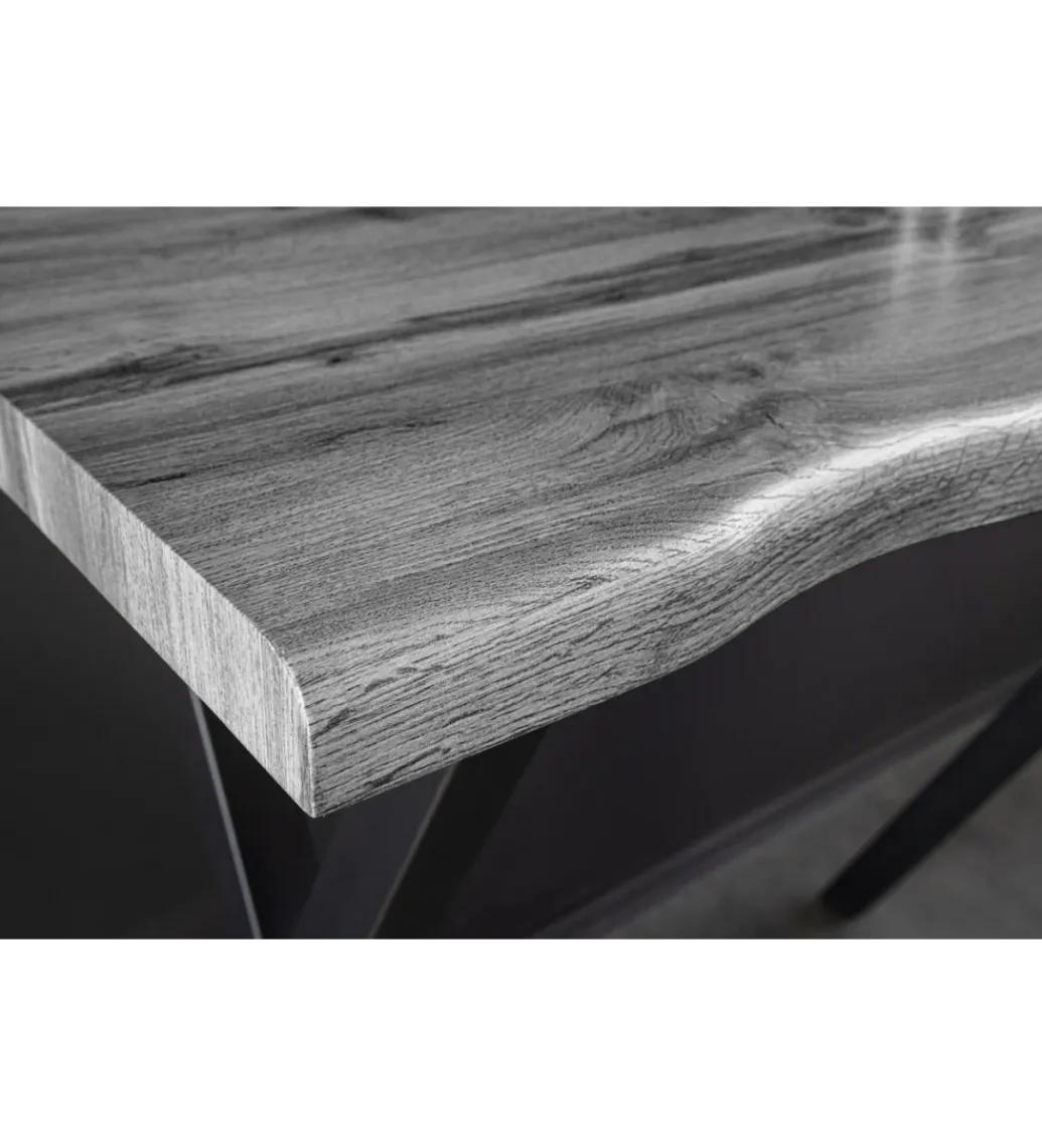 Invicta Interior Stolik bistro WILD 120 cm drewno dębu szary
