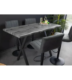 Invicta Interior Stolik bistro WILD 120 cm drewno dębu szary