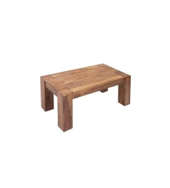 Invicta Interior - przedsprzedaż Stolik FINICE Makassar 100 cm drewno sheesham